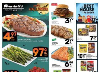 Randalls Weekly Ad Oct 20 – Oct 26, 2021 (Halloween Promotion Included)