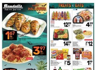 Randalls Weekly Circular Oct 27 – Nov 02, 2021 (Halloween Promotion Included)