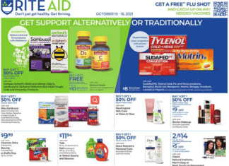 Rite Aid Weekly Ad Oct 10 – Oct 16, 2021 (Halloween Promotion Included)