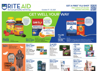 Rite Aid Weekly Ad Oct 17 – Oct 23, 2021 (Halloween Promotion Included)
