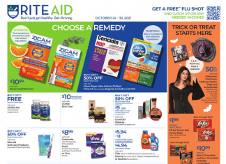 Rite Aid Weekly Ad Oct 24 – Oct 30, 2021 (Halloween Promotion Included)