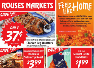 Rouses Weekly Ad Oct 27 – Nov 03, 2021 (Halloween Promotion Included)