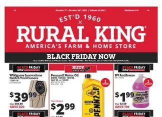 Rural King Black Friday Ad Oct 07 – Oct 20, 2021