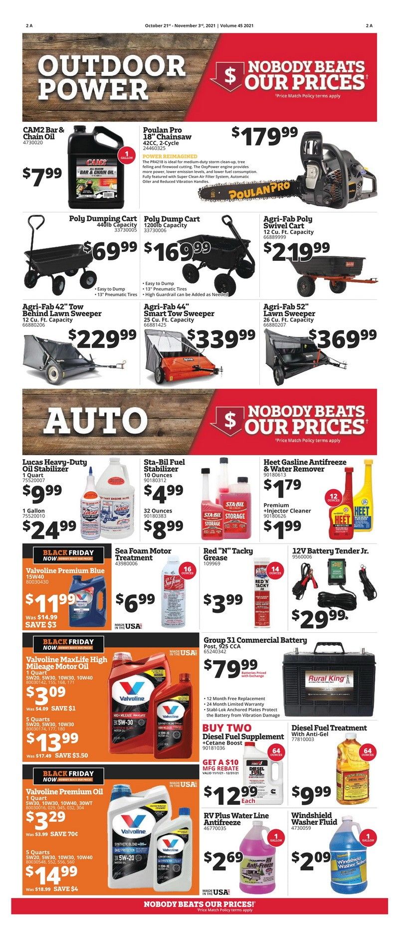 Rural King Weekly Ad Oct 21 Nov 03, 2021