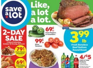 Save A Lot Weekly Ad Oct 13 – Oct 19, 2021