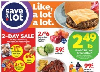 Save A Lot Weekly Ad Oct 27 – Nov 02, 2021