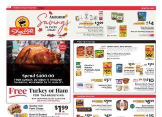 ShopRite Weekly Ad Oct 24 – Oct 30, 2021 (Halloween Promotion Included)