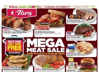 Tops Weekly Sale Oct 03 – Oct 09, 2021 (Halloween Promotion Included)