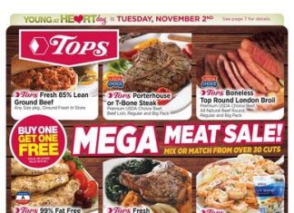 Tops Weekly Ad Oct 31 – Nov 06, 2021