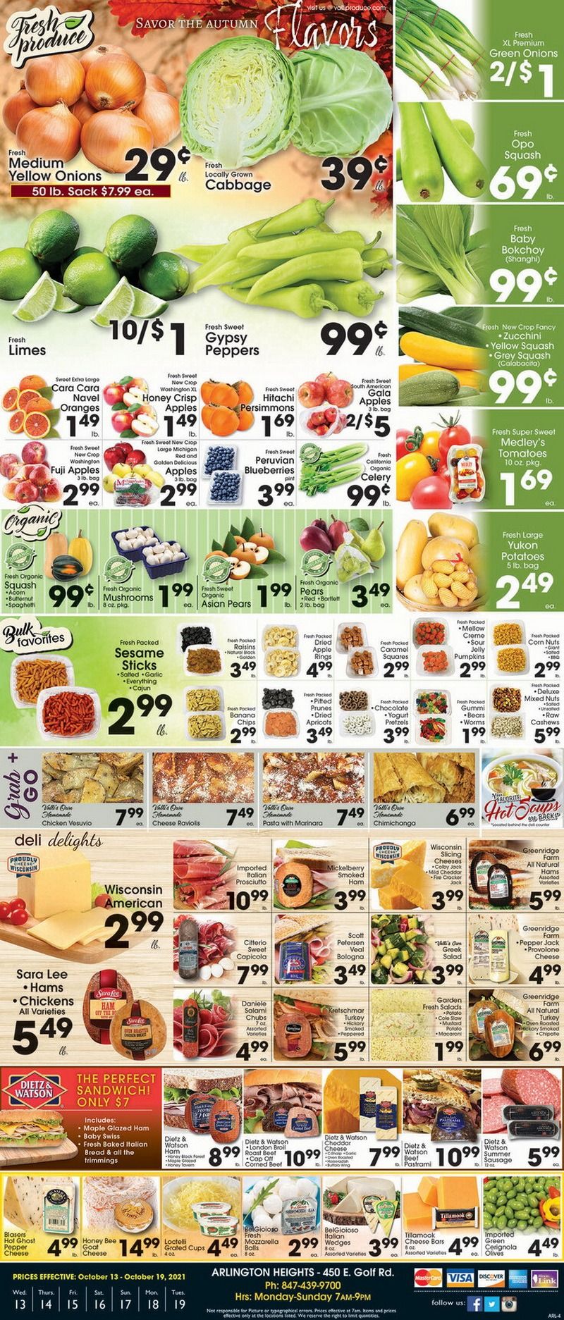 Valli Produce Weekly Ad Oct 13 Oct 19, 2021