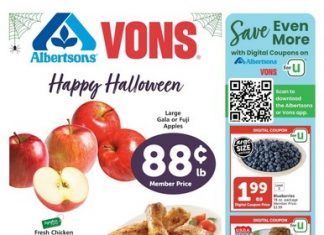 Vons Weekly Ad Oct 27 – Nov 02, 2021 (Halloween Promotion Included)