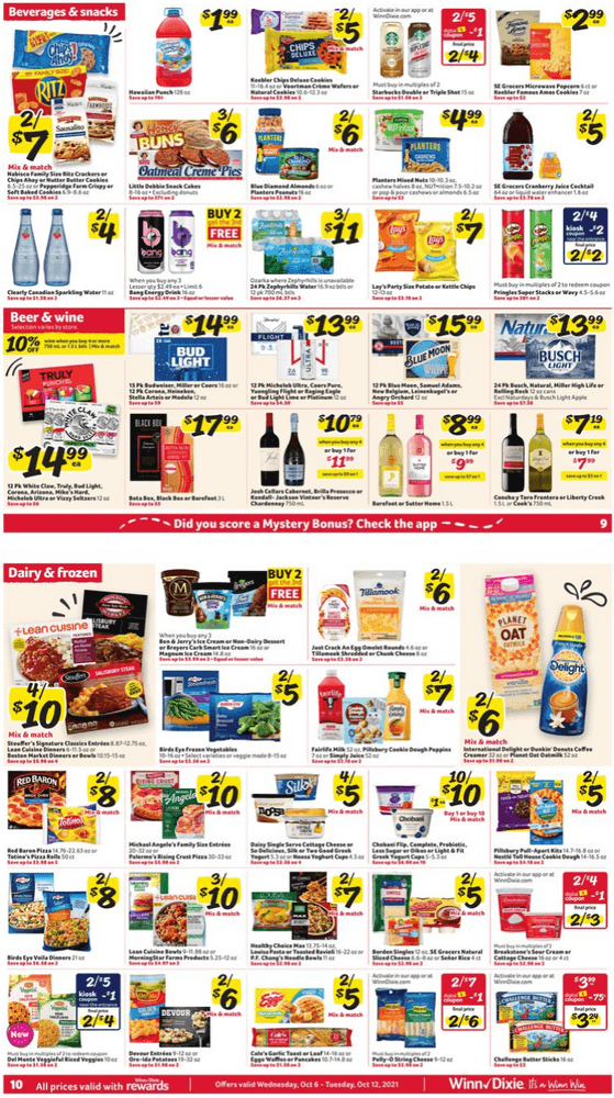 WinnDixie Weekly Ad Oct 06 Oct 12, 2021