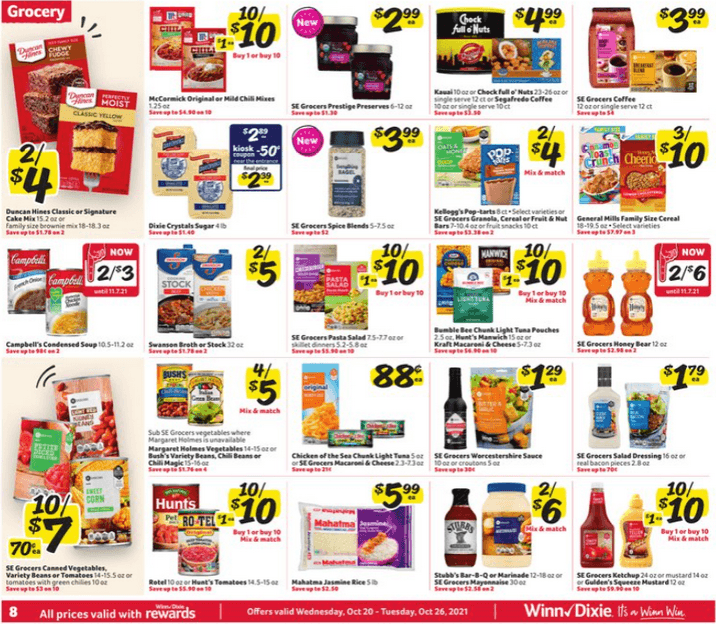 WinnDixie Weekly Ad Oct 20 Oct 26, 2021 (Halloween Promotion Included)