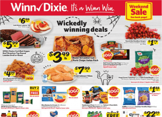 Winn-Dixie Weekly Ad Oct 27 – Nov 02, 2021 (Halloween Promotion Included)