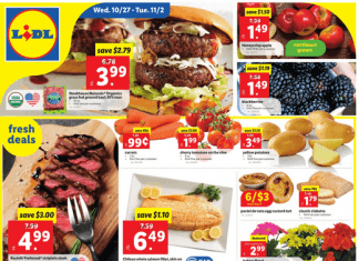 Lidl Weekly Ad Oct 27 – Nov 02, 2021
