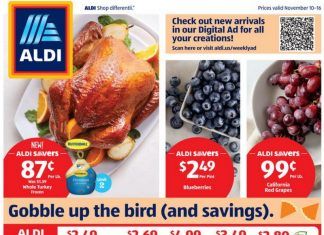 ALDI Weekly Ad Nov 10 – Nov 16, 2021 (Thanks-for-Giving Promotion Included)