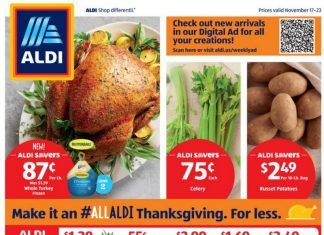 ALDI Weekly Ad Nov 17 – Nov 23, 2021 (Thanks-for-Giving Promotion Included)