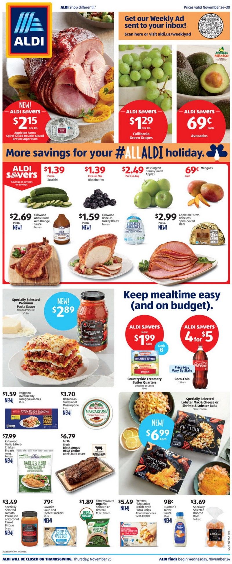 ALDI Weekly Ad Nov 24 – Nov 30, 2021