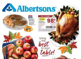 Albertsons Weekly Ad Nov 10 – Nov 16, 2021