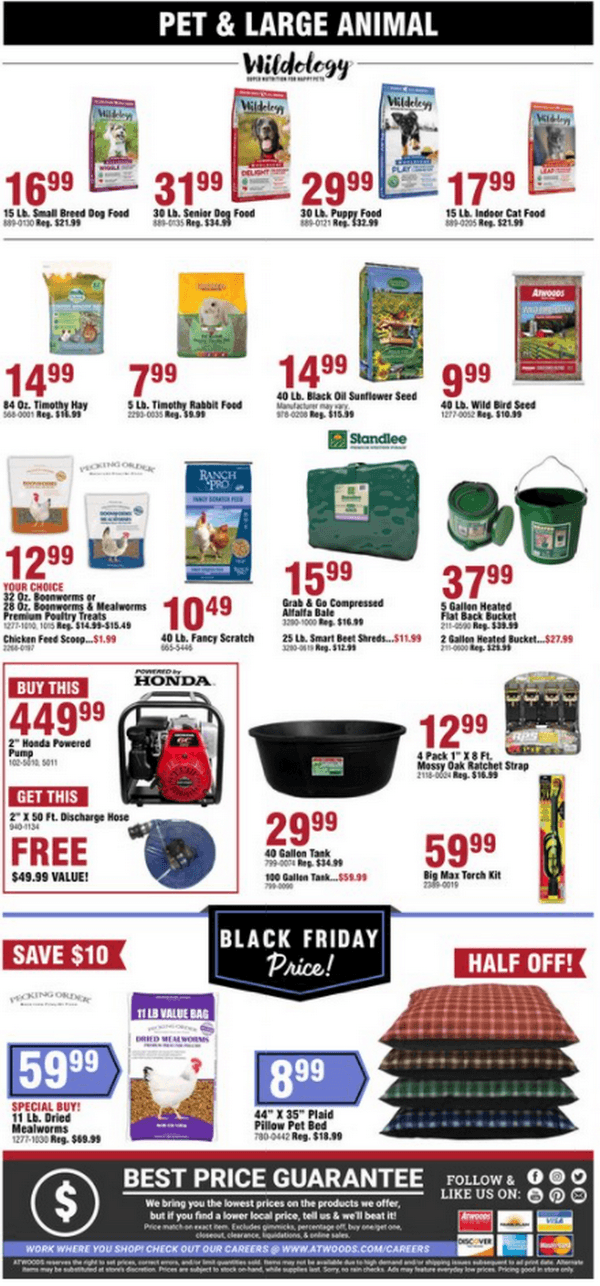 Atwoods Black Friday Ad Nov 10 – Nov 14, 2021