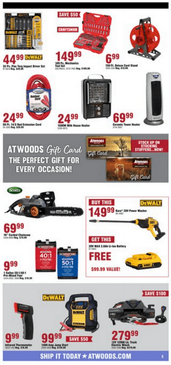 Atwoods Black Friday Ad Nov 17 Nov 24, 2021