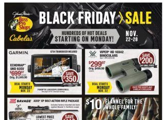 Bass Pro Shops Black Friday Sale Nov 22 – Nov 28, 2021