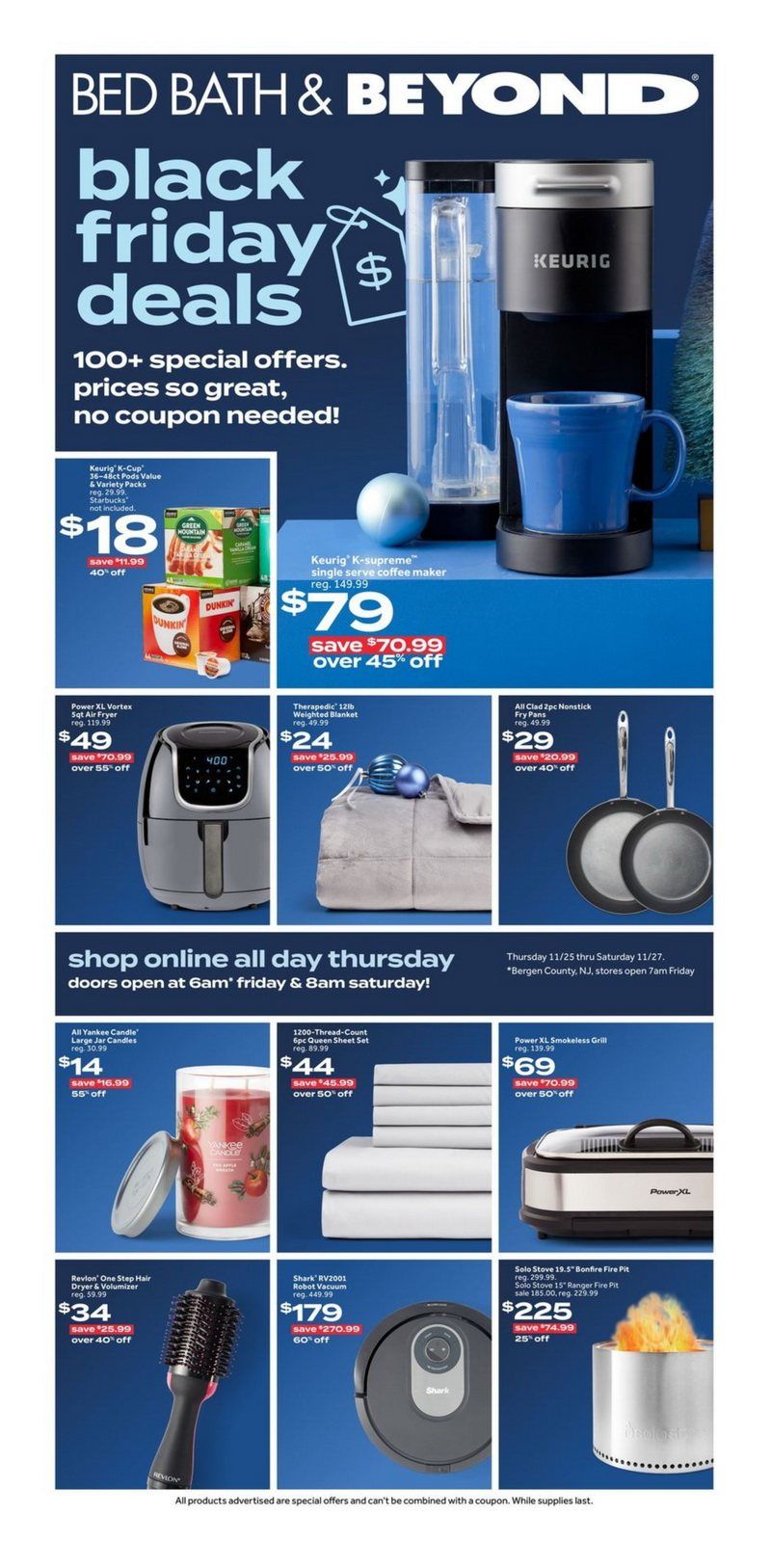 Bed Bath & Beyond Black Friday Ad Nov 25 Nov 27, 2021
