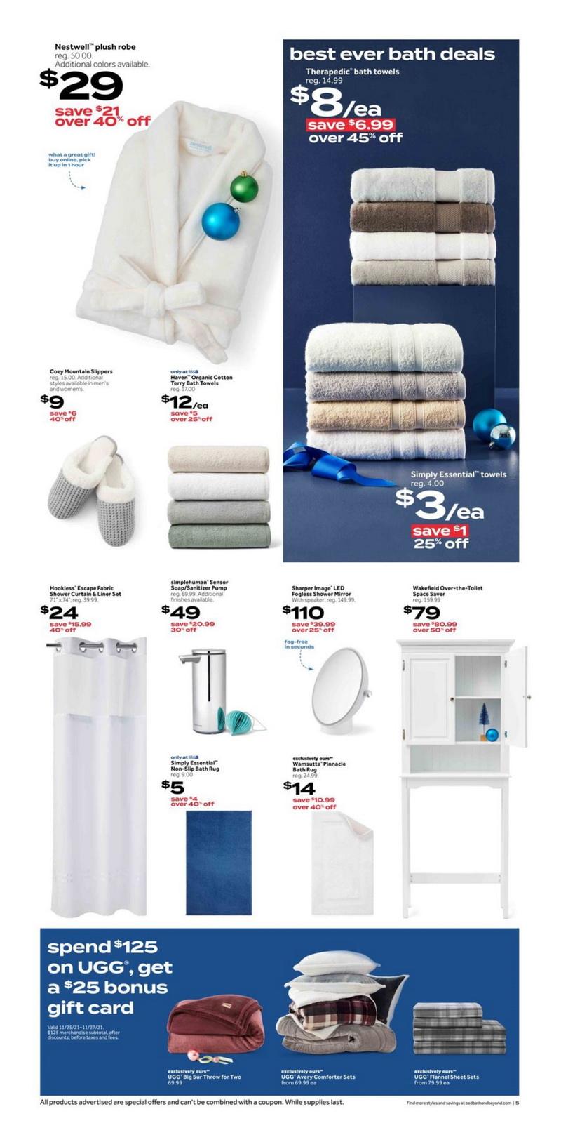 Bed Bath & Beyond Black Friday Ad Nov 25 Nov 27, 2021