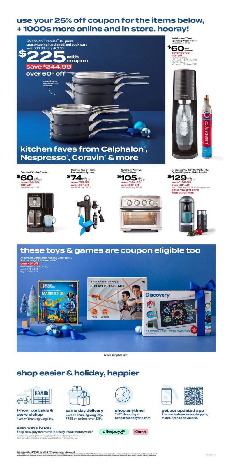 Bed Bath & Beyond Black Friday Ad Nov 25 Nov 27, 2021