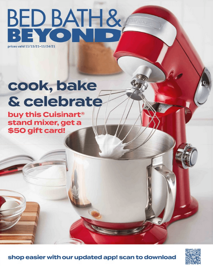 Bed Bath & Beyond Weekly Ad Nov 15 Nov 24, 2021