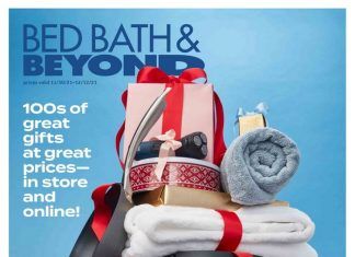 Bed Bath & Beyond Monthly Ad Nov 30 – Dec 12, 2021