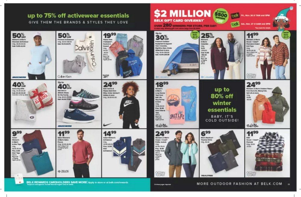 Belk Black Friday Ad Nov 19 Nov 27, 2021