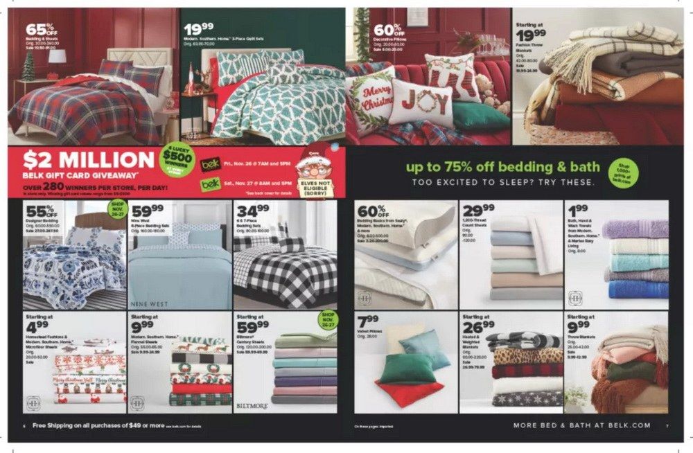 Belk Black Friday Ad Nov 19 Nov 27, 2021