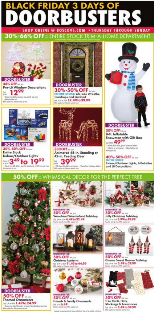 Boscov's Black Friday Ad Nov 25 Nov 28, 2021