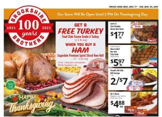 Brookshire Brothers Weekly Ad Nov 17 – Nov 25, 2021 (Thanksgiving Promotion Included)