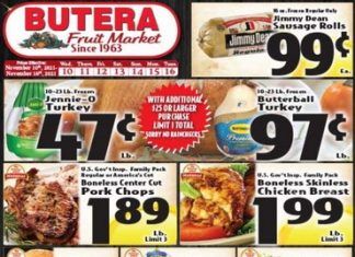 Butera Weekly Ad Nov 10 – Nov 16, 2021