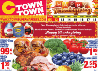 C-Town Weekly Ad Nov 12 – Nov 18, 2021 (Thanksgiving Promotion Included)