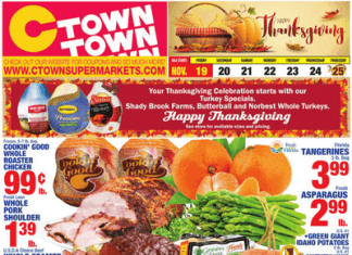 C-Town Weekly Ad Nov 19 – Nov 25, 2021 (Thanksgiving Promotion Included)