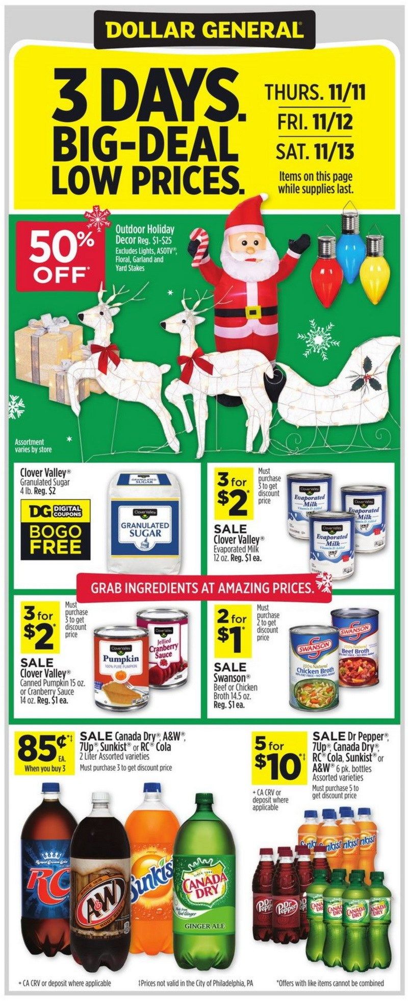 Dollar General Weekly Ad Nov 07 Nov 13, 2021 (Christmas Promotion