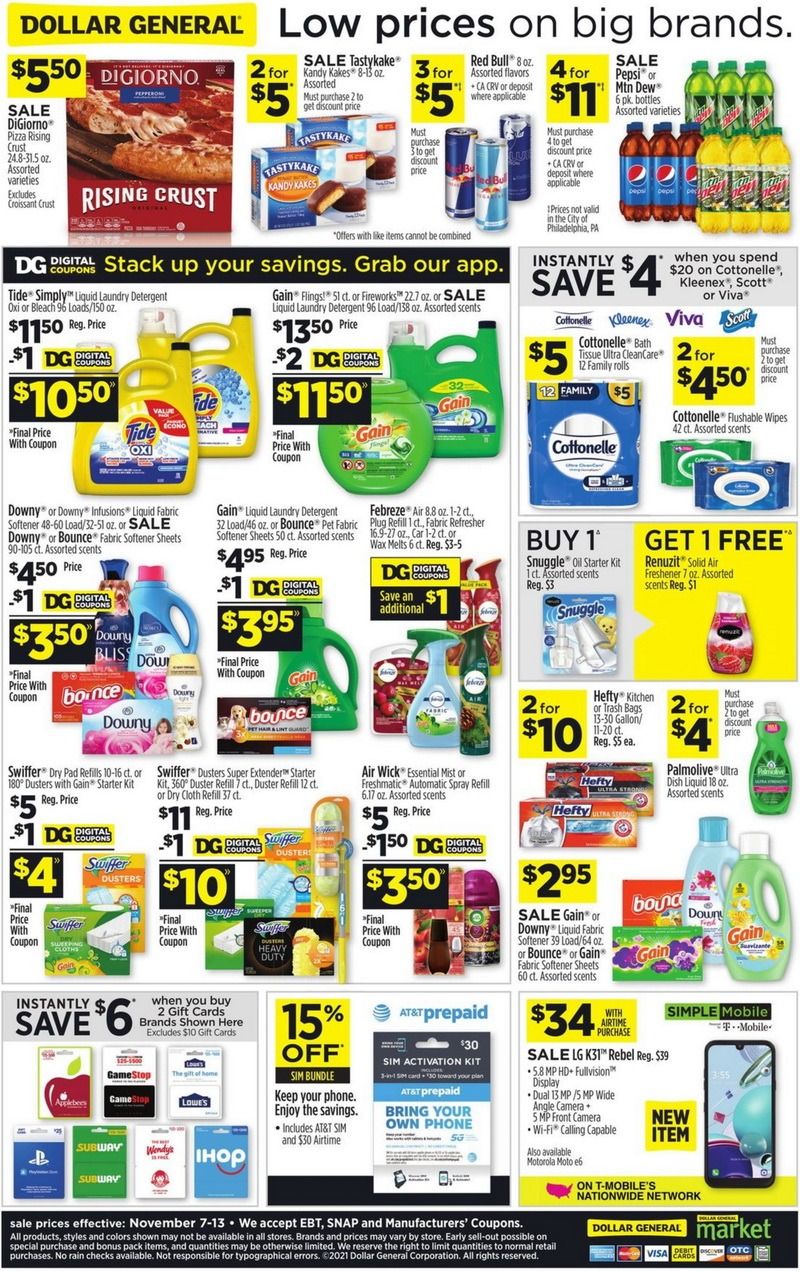 Dollar General Weekly Ad Nov 07 Nov 13, 2021 (Christmas Promotion