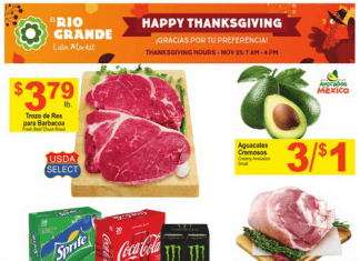 El Rio Grande Weekly Ad Nov 17 – Nov 25 2021 (Thanksgiving Promotion Included)