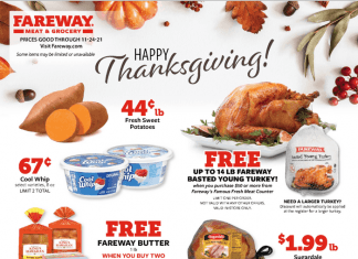 Fareway Weekly Ad Nov 16 – Nov 24, 2021