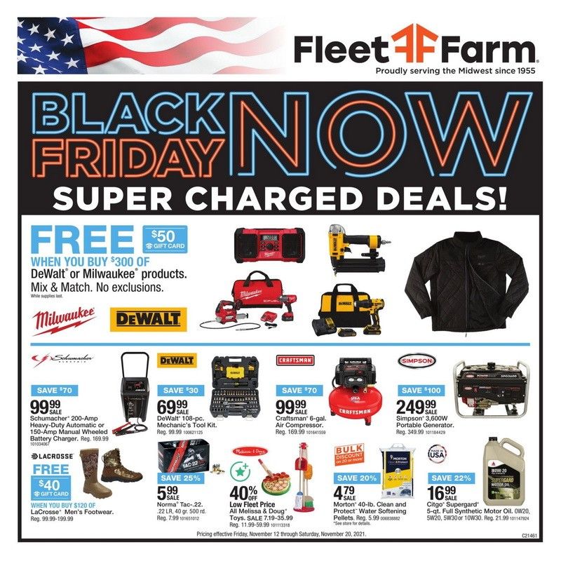 Fleet Farm Black Friday Ad Nov 12 Nov 20, 2021
