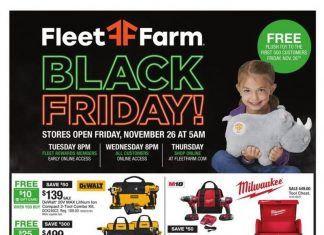 Fleet Farm Black Friday Ad Nov 23 – Nov 26, 2021