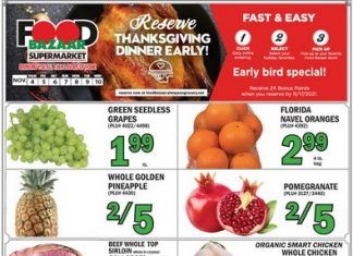 Food Bazaar Weekly Ad Nov 03 – Nov 09, 2021