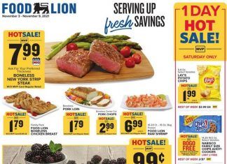 Food Lion Weekly Ad Nov 03 – Nov 09, 2021