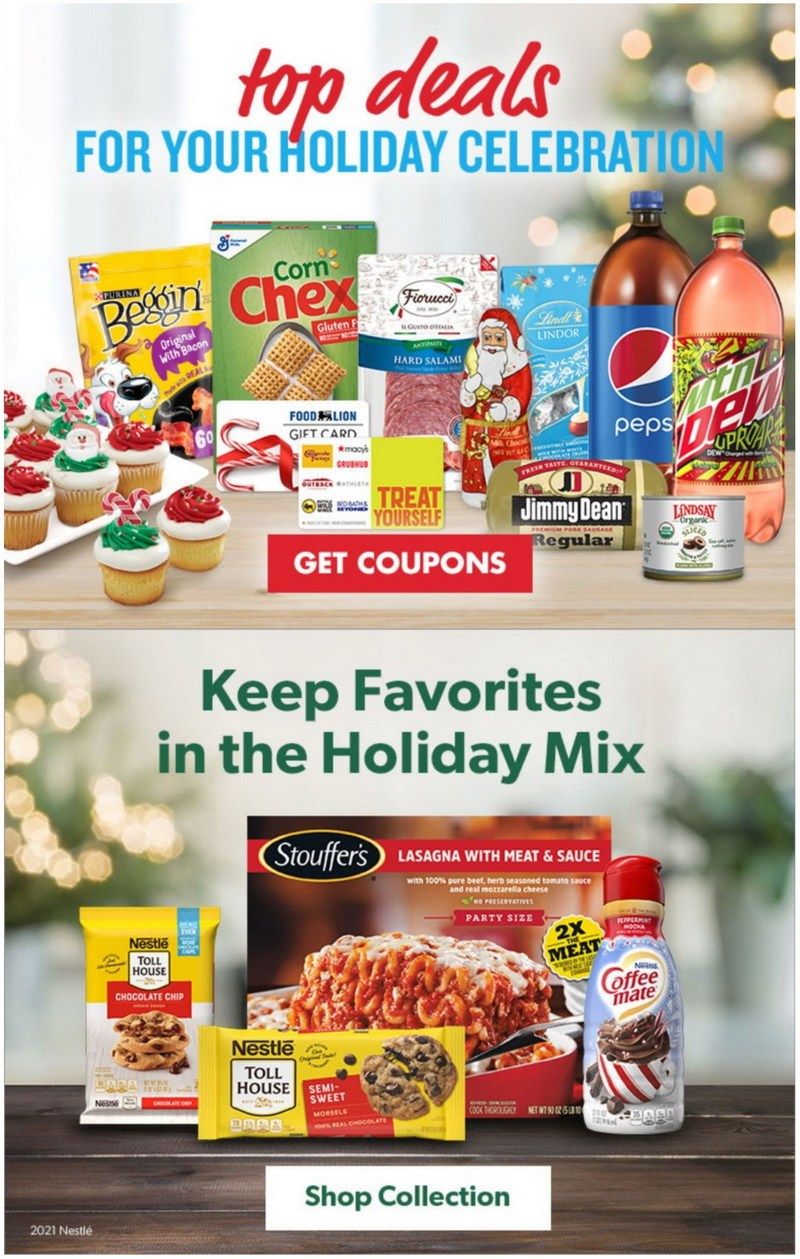 Food Lion Weekly Ad Nov 17 Nov 25, 2021 Promotion