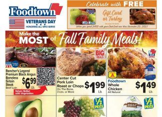 Foodtown Weekly Ad Nov 05 – Nov 11, 2021