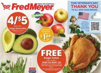 Fred Meyer Weekly Ad Nov 10 – Nov 16, 2021 (Black Friday Promotion Included)