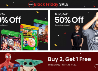 GameStop Black Friday Sale Nov 16 – Nov 20, 2021